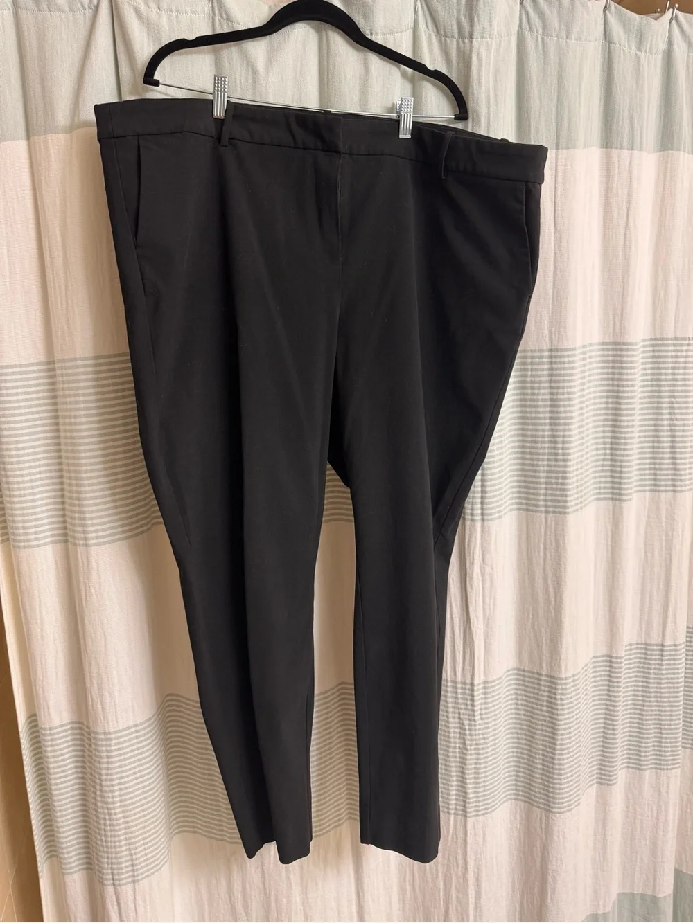 J. Crew Black Tailored Ponte Trousers